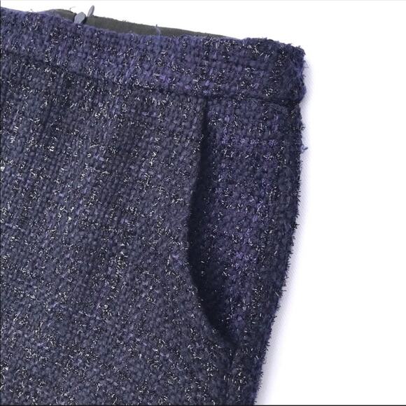 Cynthia Rowley Blue/Metallic Blue tweed Mi… - Picture 2 of 7